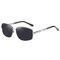 Adult Trend Outdoor Shades Metal Frame Polarized Sunglasses Mens Luxury Black Frame