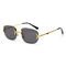 Metal Square Frameless Sunglasses UV400 Punk Personality Street Photography