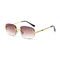 Metal Square Frameless Sunglasses UV400 Punk Personality Street Photography