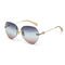 Captain Fashion Cool 141mm Metal Frame Polarized Sunglasses Big Metal Frame Glasses