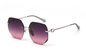 Frameless Sunglasses Gradient Sunglasses Women'S Metal Frame Polarized Vintage
