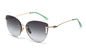 Frameless Trim Hollow Womens Driving Sunglasses Metal Frame Polarized