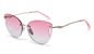 Frameless Trim Hollow Womens Driving Sunglasses Metal Frame Polarized