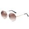 BSCI Oversized Shades Female Trendy UV400 Rimless Designer Sunglasses