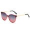 Unisex Metal UV400 Vintage Sun Shades Girls 150MM Retro Cateye Sunglasses Women
