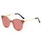 Unisex Metal UV400 Vintage Sun Shades Girls 150MM Retro Cateye Sunglasses Women