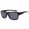 Square Cycling 144MM Sports Sunglasses Classic Black Lens Anti Glare