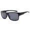 Square Cycling 144MM Sports Sunglasses Classic Black Lens Anti Glare