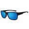 Square Cycling 144MM Sports Sunglasses Classic Black Lens Anti Glare