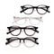 Male Acetate Frame Glasses Black SGS Spectacle Fashionable Optical Glasses