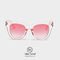 Trendy Fashion BSCI Women Cat Eye Sunglasses 147MM Leopard Frame