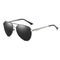Fashion Polarized UV400 Mens Pilot Sunglasses With Metal Hinge 146MM