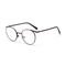 Vintage Anti Blue Light Metal Optical Round Frame Plain Lens Men Women Fashionable Computer Glasses