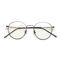 Korean Retro Flat Reading Glasses 132MM Men Metal Kick Myopia Control BSCI