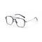 Vogue Double Bridge Square Metal Optical Glasses BSCI 136MM Plain Lens