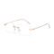 Frameless Rimless Plain Lens Glasses Spectacle Frame Eyeglasses BSCI