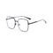 Oversized Full Frame Glasses Alloy Square Optical Spectacle Plain Lens 139MM