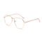 Oversized Rectangle Metal Anti Blue Ray Computer Glasses Outdoor Optical Frame