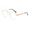 Oversized Rectangle Metal Anti Blue Ray Computer Glasses Outdoor Optical Frame
