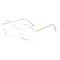 Retro Polygonal Anti Blue Light Glasses Men Women Fashion Optical Computer