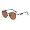Spring Shape Shades 145MM Plain Lens Glasses Unisex Sunglasses Unique Metal Frame