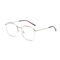 Metal Frame Men Women Oversize Plain Lens Glasses Myopia Optical Eye Glasses