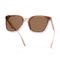 Women Retro Big Frame Square TR90 Sunglasses Trendy Polarized Men