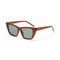 Fashion Trendy Women Sunglasses TR90 145MM Cat Eye On Round Face