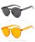 Colorful One Piece Lens Transparent Round Retro Hot Sale Sunglasses