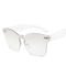 UV400 Rimless Square Frame One Piece Lens Band Packaging Women Hot Sale Sunglasses