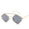 Diamond Women Men Retro Outdoor Metal Frame Sunglasses UV400