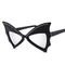 Oversized Women Bat Sharp Rivet Big Frame Sunglasses Personality Dance Party Glasses