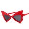 Oversized Women Bat Sharp Rivet Big Frame Sunglasses Personality Dance Party Glasses