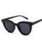 UV400 Round Women Retro Ladies Oval Sunglasses Acrylic Lens