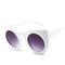 Butterfly Cat Eye Glasses Plastic Frame Clear Gradient Lens Sunglasses
