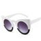 Butterfly Cat Eye Glasses Plastic Frame Clear Gradient Lens Sunglasses