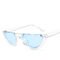 Half Moon Frame Half Round Sunglasses Vintage Retro Clout Goggles