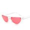 Half Moon Frame Half Round Sunglasses Vintage Retro Clout Goggles