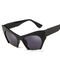 Trendy Fashion Half Frame Cat Eye Women Plastic Hot Sale Sunglasses BSCI