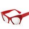 Trendy Fashion Half Frame Cat Eye Women Plastic Hot Sale Sunglasses BSCI