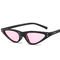Retro Small Petals Drips Design Small Cat Eye Sunglasses Designer Sunnies Fun Glasses