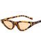 Retro Small Petals Drips Design Small Cat Eye Sunglasses Designer Sunnies Fun Glasses