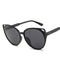 Female Silver Pink Lens Sunglasses Round Rose Gold Frame Retro Color Mirror Lens Glasses