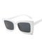 BSCI Trendy Fashion Sunglasses Women Rectangle Frame Clear Mirror Lens Glasses UV400