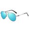 Memory Mens Metal Frame Sunglasses Spring Leg Fashion Polarized