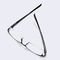 Half Frame Anti Blue Light Portable Reading Glasses 141MM Minimize Headache