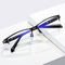 Half Frame Anti Blue Light Portable Reading Glasses 141MM Minimize Headache