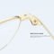 Metal Stainless Steel 140MM Men'S Reading Eyeglasses BSCI Designer Reading Glasses With Pouch