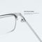 Trendy 145MM Anti Blue Radiation Glasses Optical Frames Unisex Computer Glare