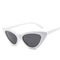 Retro Vintage Narrow Cat Eye Sunglasses Women Cat Eye Clout Glasses Plastic Frame